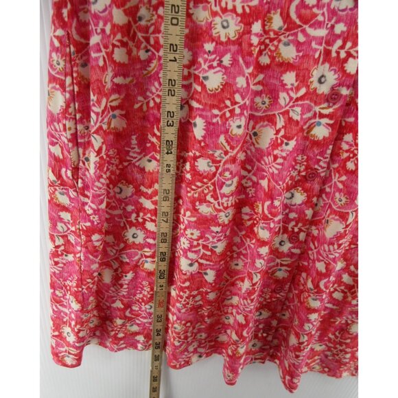 Garnet Hill Dress Small A-Line Button Up Floral Cottage Lyocell NEW - Picture 5 of 12